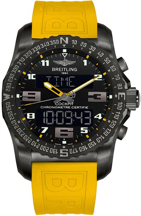 breitling vb5010 17000232|vb5010a4/bd41/242s Breitling Cockpit B50 Mens Watch.